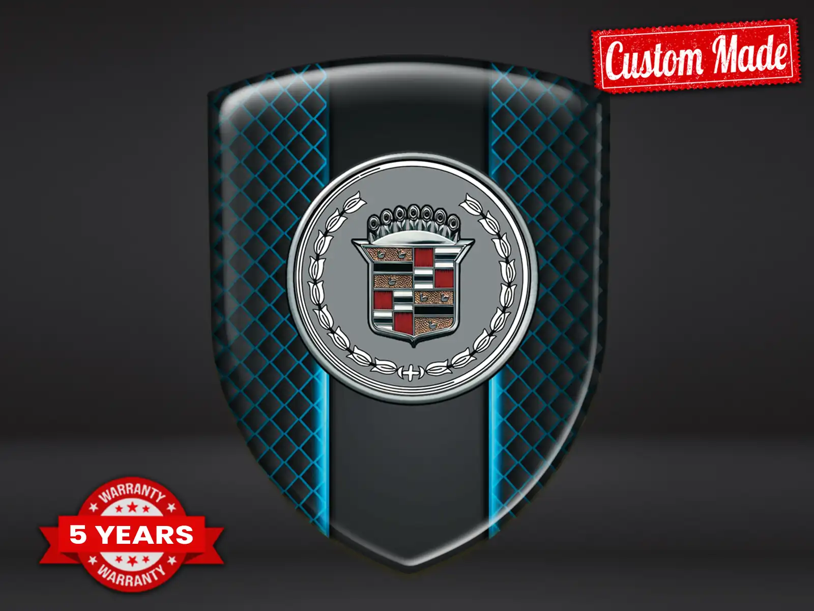 Cadillac Heckscheibensticker Stil Racing Anpassbar